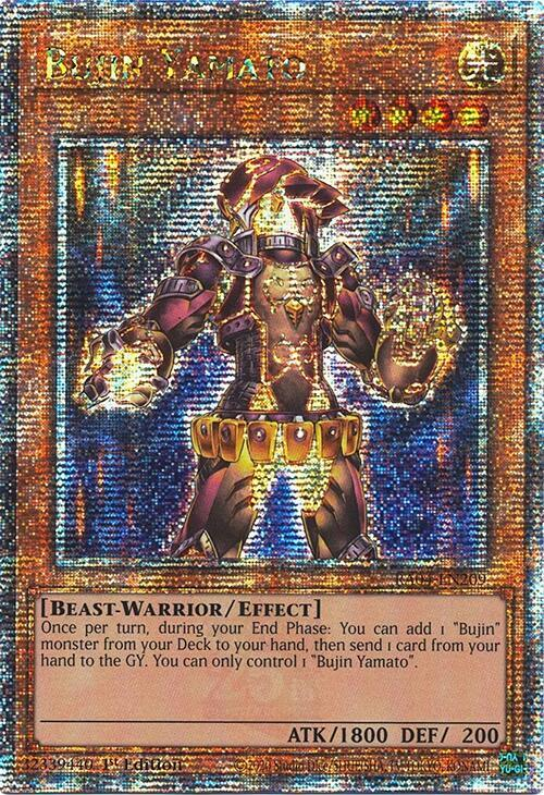 Bujin Yamato - RA04-EN209 - (Quarter Century Secret Rare) - 1st Edition